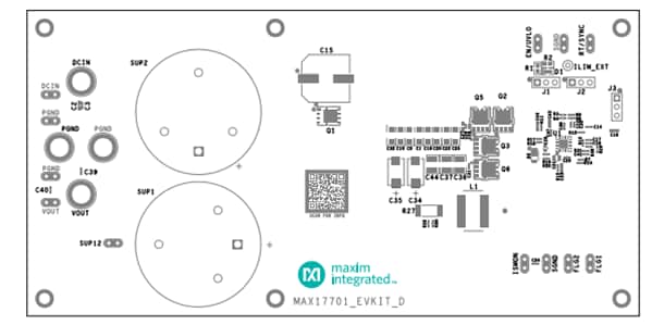 应用电路图 - Analog Devices / Maxim Integrated MAX17701EVKITAE评估套件